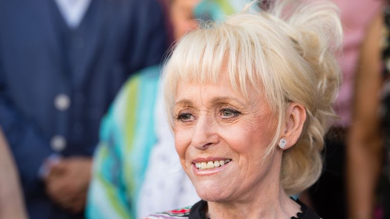 Barbara Windsor attends the inauguration of the Hackney Empire Walk Of Fame on May 25, 2017 in London, England