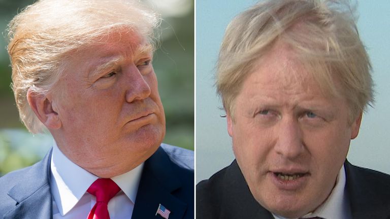 Boris Johnson is backing Donald Trump for the Nobel Peace Prize