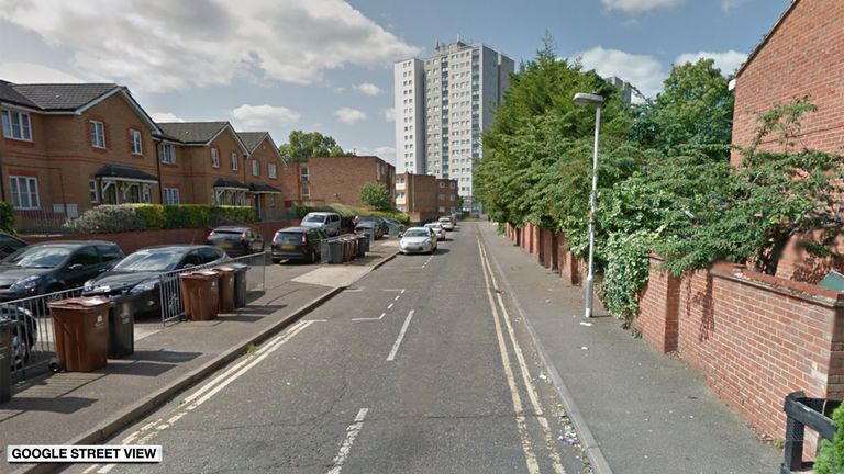 The victim was declared dead at the scene in Crows Road, Barking