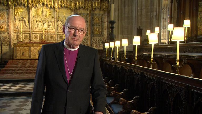 The Right Reverend David Conner, the Dean of Windsor. Pic: BBC Pool