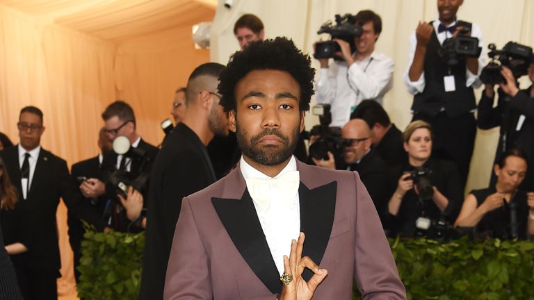 Donald Glover at the Met Ball 