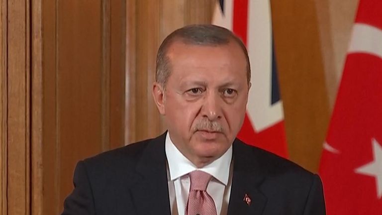 President Erdogan&#39;s question to the world - &#39;Side with the strong or side with the right?&#39;