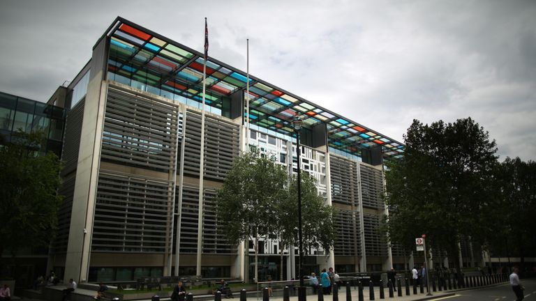 The drugs were found in the Home Office headquarters at 2 Marsham Street