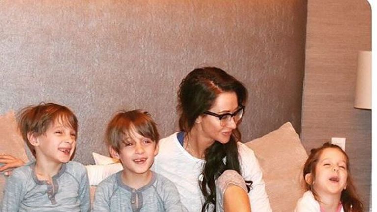 Jessica Mulroney with her children. Pic: Instagram