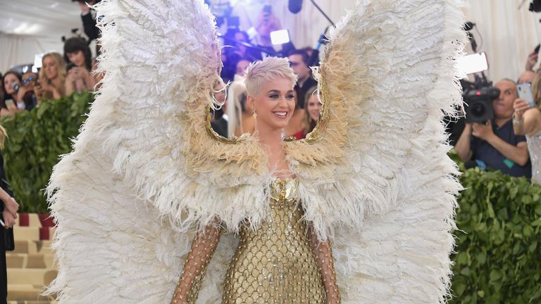 attends the Heavenly Bodies: Fashion & The Catholic Imagination Costume Institute Gala at The Metropolitan Museum of Art on May 7, 2018 in New York City.