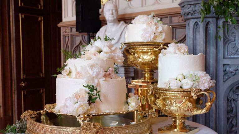 First Picture Of Cake And Wedding Breakfast Menu Revealed Uk