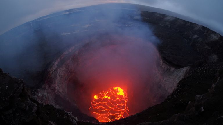 Kilauea volcano started to erupt eight days ago