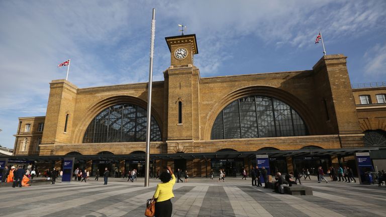  at Kings Cross Station on September 26, 2013 in London, England.