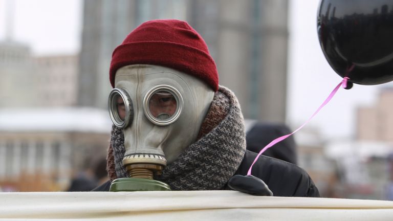 There have been demonstrations in Ulaanbaatar because of the pollution