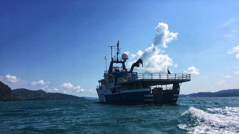 This humanitarian MOAS ship is finishing a month-long mission in the area
