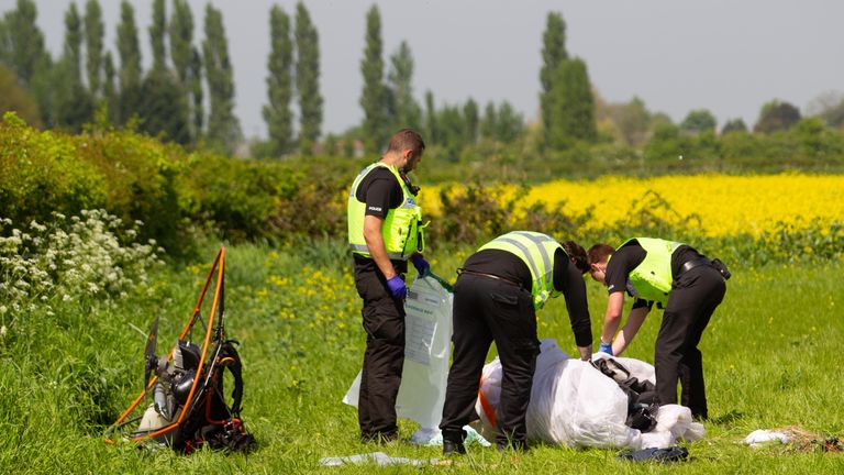 One paraglider has died in a mid-air collision. Credit: Terry Harris