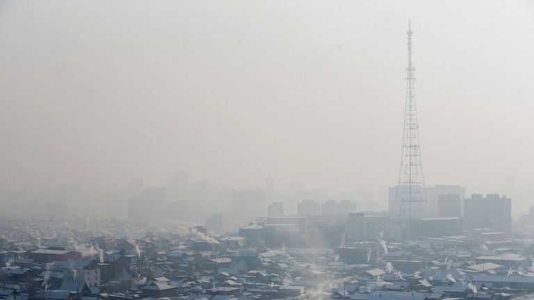 Ulaanbaatar was the most polluted city in the world in 2016