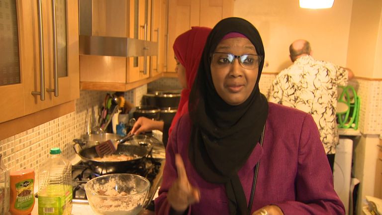 Samia Bashir said she has to go to several supermarkets to get all the different food for Ramadan feasts