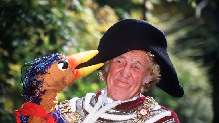 Rod Hull and Emu were popular in the 1970s and 1980s