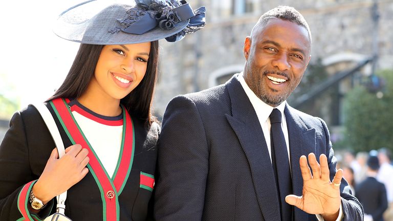 Idris Elba and Sabrina Dhowre