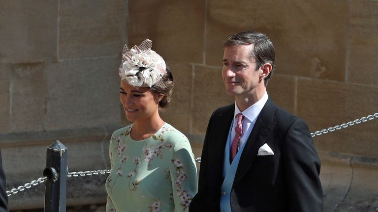 Pippa Middleton and her husband James Matthews