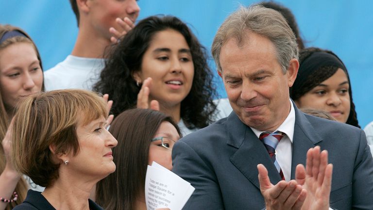 Tony Blair with Tessa Jowell in 2006 