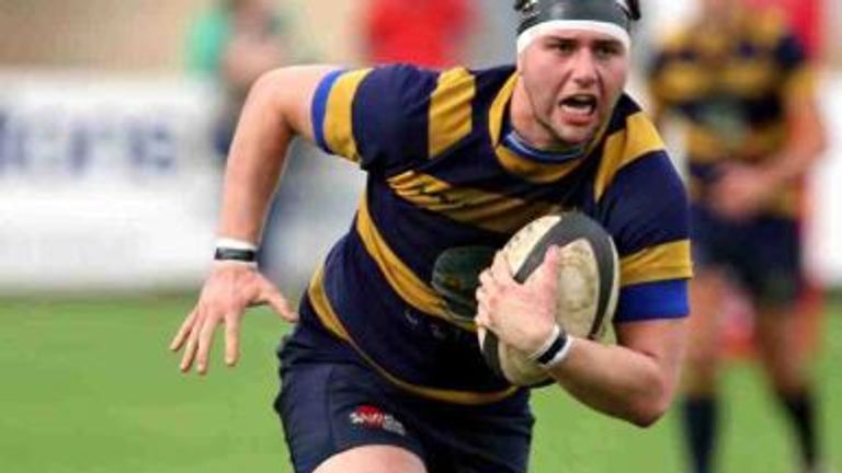 Tom Baty died after being admitted to hospital with breathing difficulties. Pic: Durham RFC
