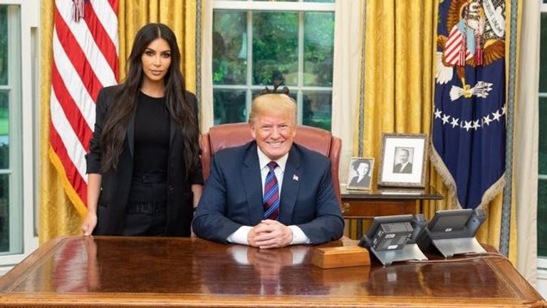 kim kardashian at white house