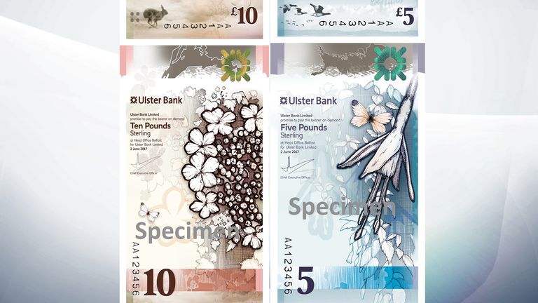 Ulster bank notes