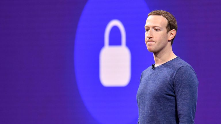 Facebook CEO Mark Zuckerberg speaks during the annual F8 summit at the San Jose McEnery Convention Center in San Jose, California on May 1, 2018