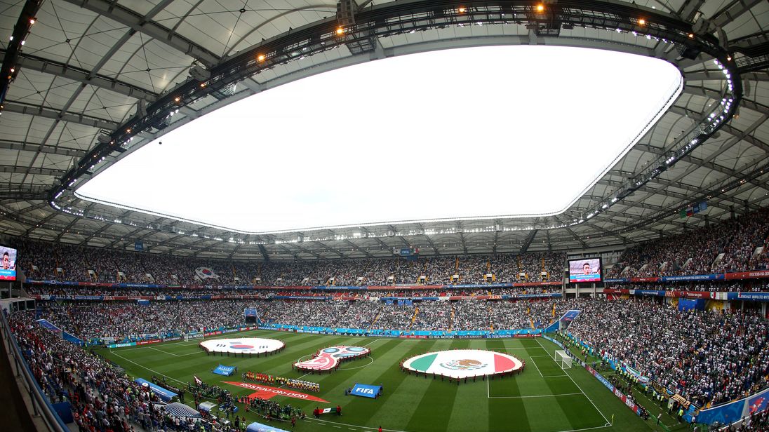 Two men banned for making Nazi salutes during World Cup in Russian Federation