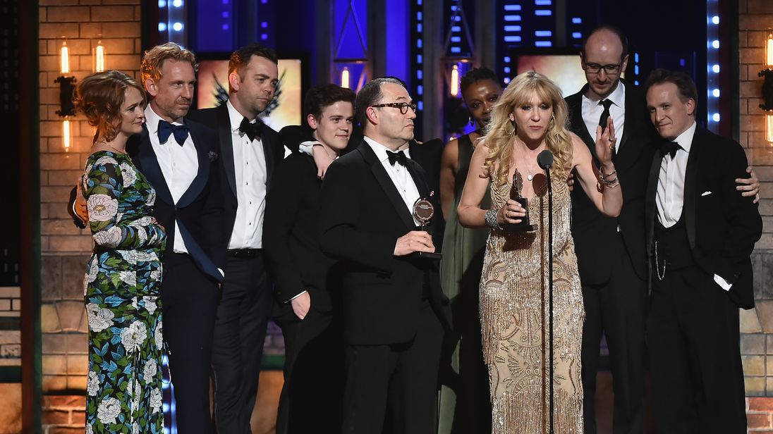 Tony Awards Colin Callender Sonia Friedman and the cast and crew of Harry Potter and the Cursed Child accept award for best play