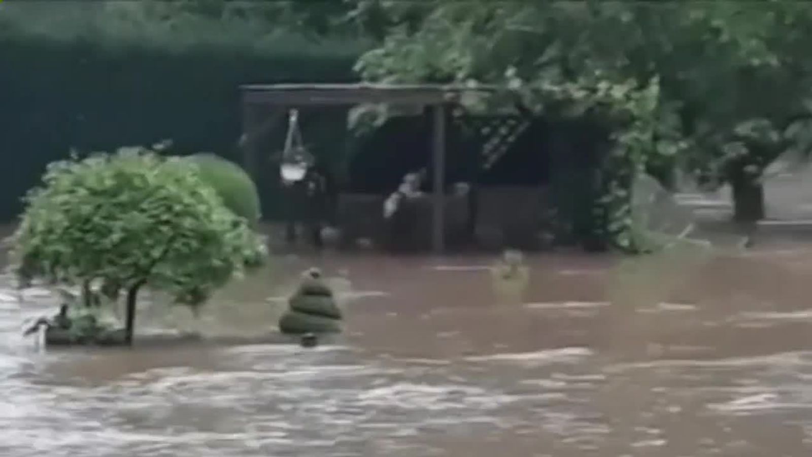 Severe flooding allowed zoo animals' escape News UK Video News Sky News