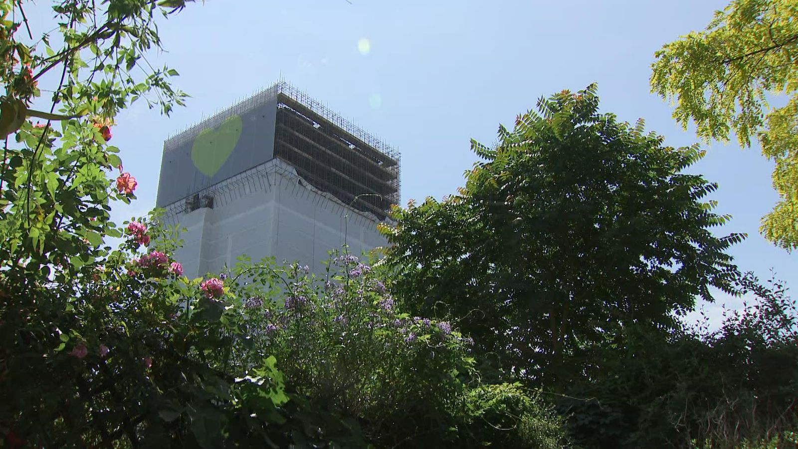 'Grenfell tower debris still falls into my garden' UK News Sky News