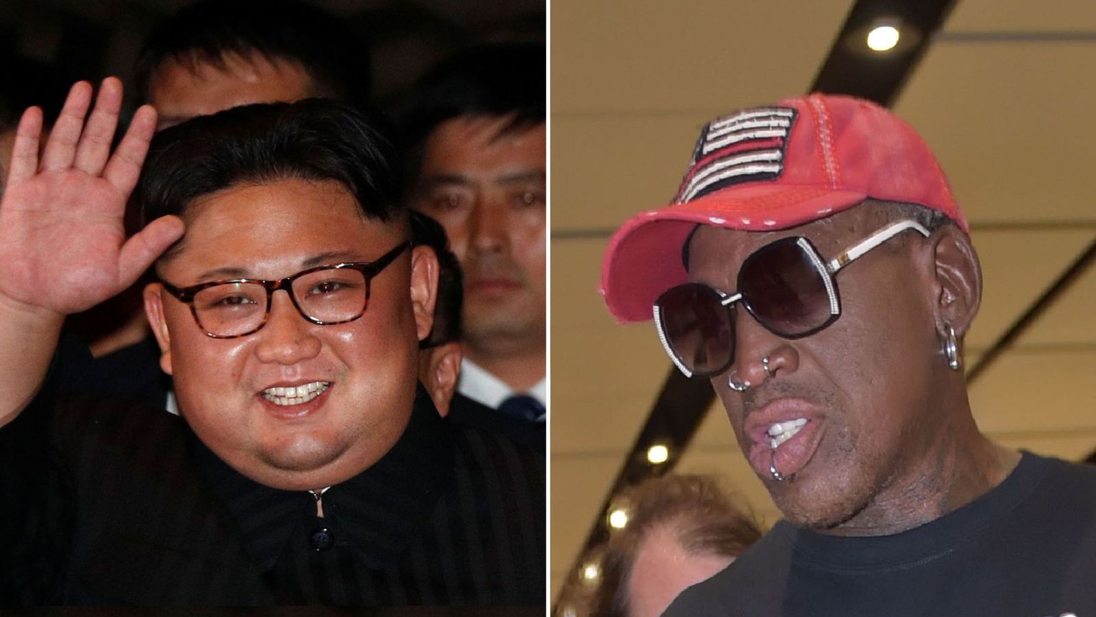 Kim Jong Un Takes Pre Summit Stroll In Singapore As Dennis Rodman Flies   Skynews Kim Jong Un Dennis Rodman 4333641 