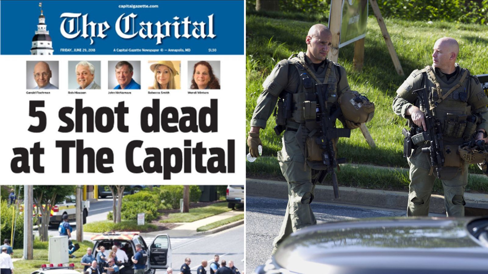 Defiant Capital Gazette puts out 'damn paper' a day after newsroom ...