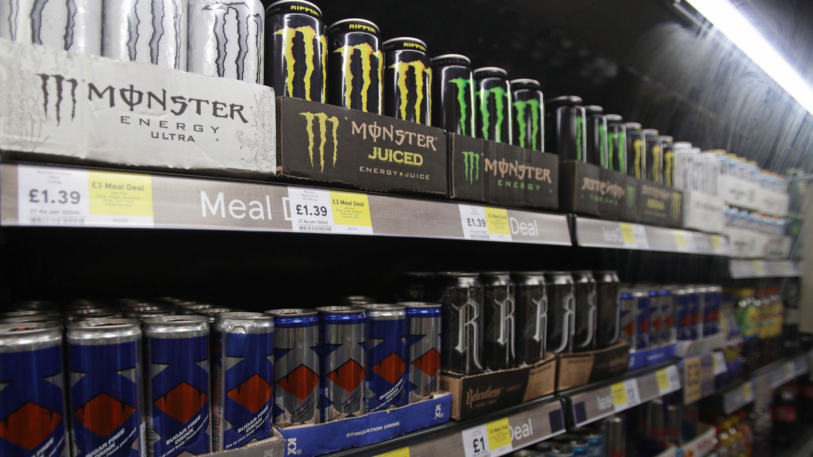 Crackdown on energy drinks, junk food ads to tackle child obesity UK