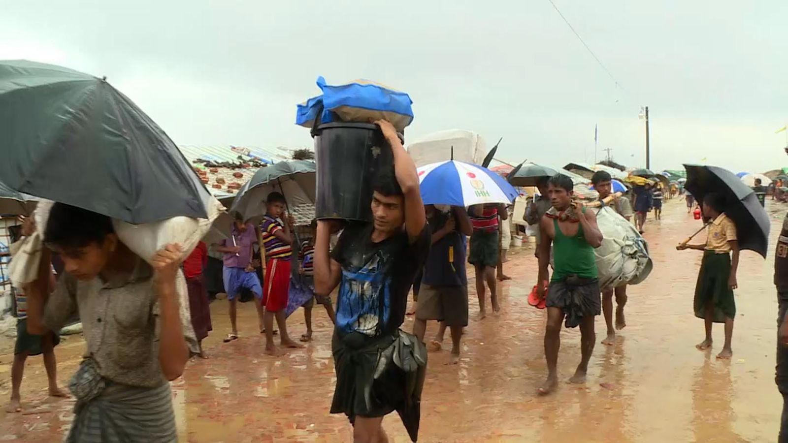 Rohingya refugees face flooding crisis | News UK Video News | Sky News
