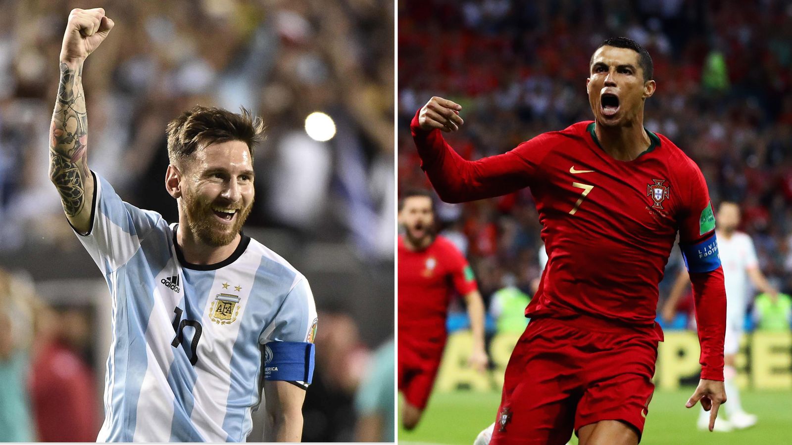 Lionel Messi versus Cristiano Ronaldo Who is football's greatest player? World News Sky News