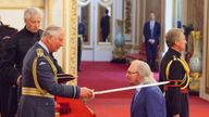 Sir Barry Gibb from Beaconsfield is made a Knight Bachelor of the British Empire by the Prince of Wales at Buckingham Palace. PRESS ASSOCIATION Photo. Picture date: Tuesday June 26, 2018. Photo credit should read: Dominic Lipinski/PA Wire                                     