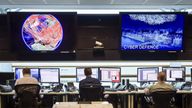 A general view of the 24 hour operations room at Government Communication Headquarters (GCHQ) in Cheltenham on November 17, 2015. AFP PHOTO / POOL / Ben Birchall (Photo credit should read Ben Birchall/AFP/Getty Images)
