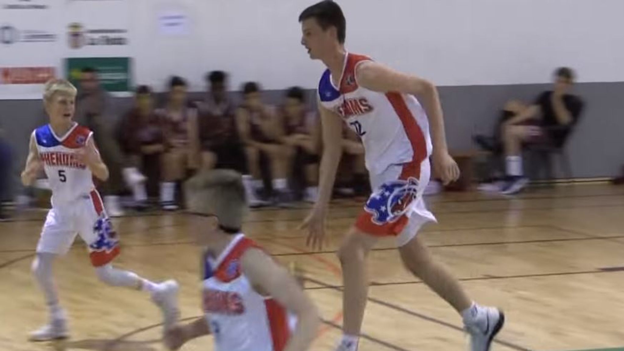 Twelveyearold super tall basketball star dominates court World News