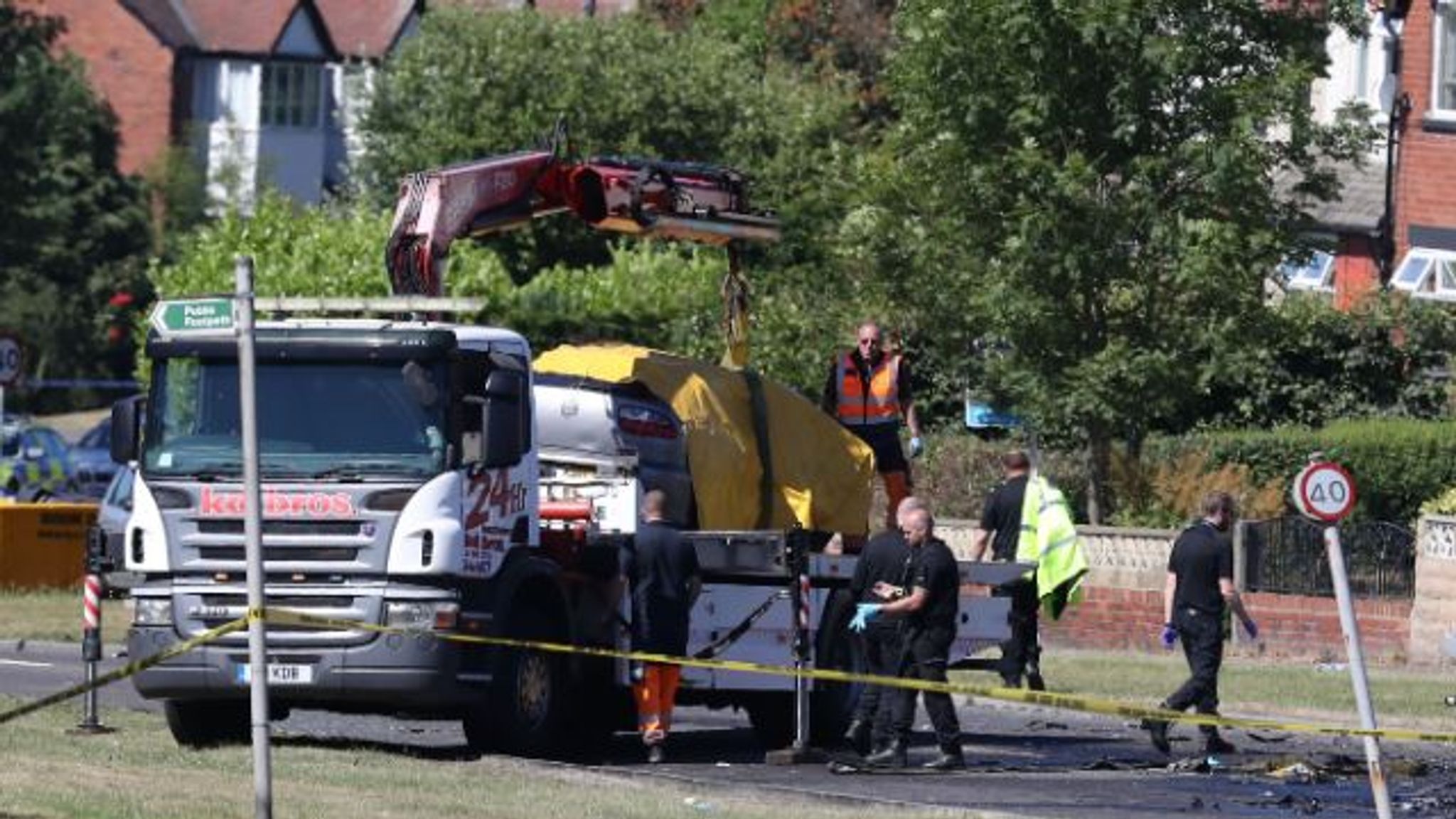 Four dead and girl critical after crash with Uber in Leeds UK News Sky News