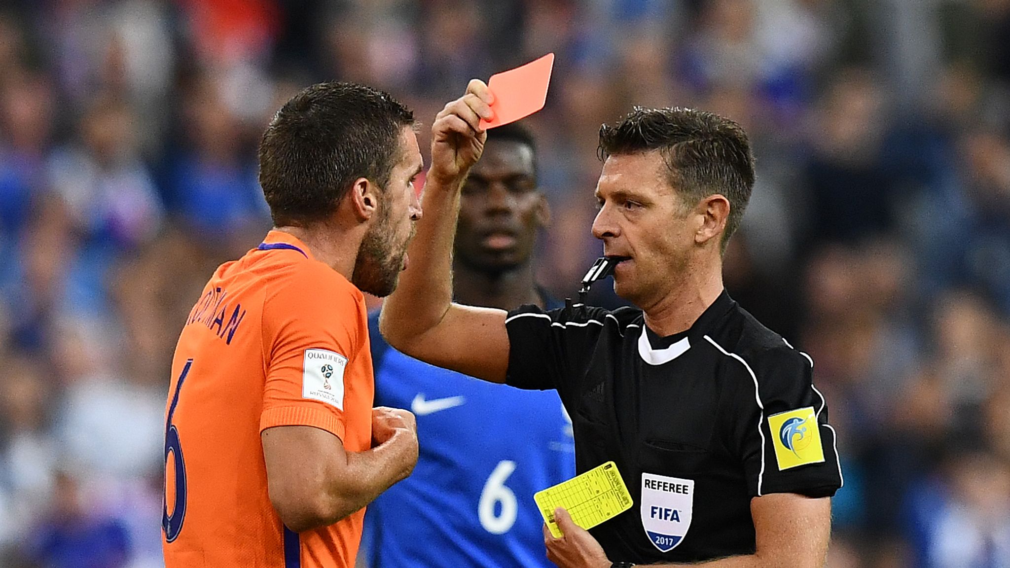 Red cards 'more likely' when referees use VAR slo-mo, study finds ahead