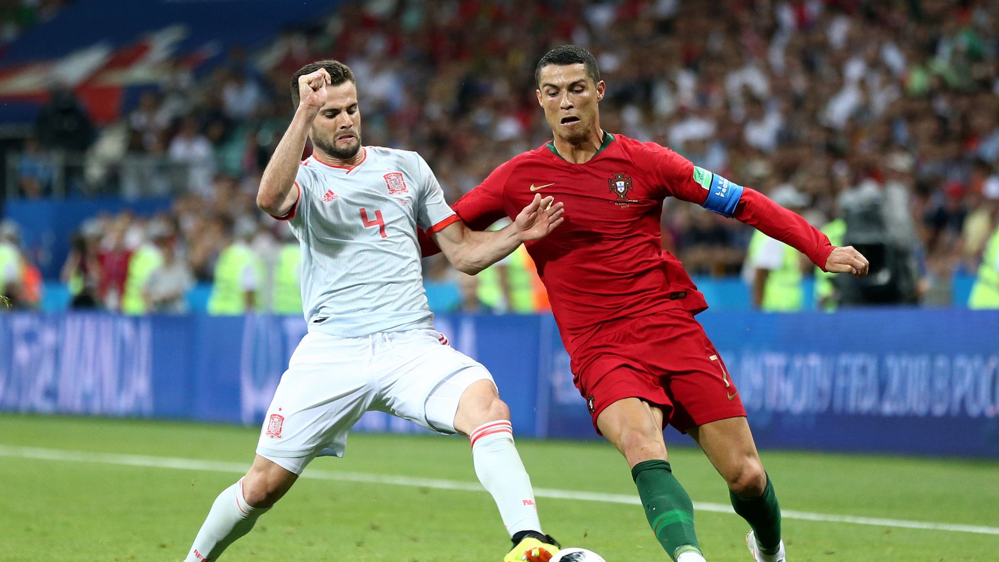 Cristiano Ronaldo hattrick against Spain sets World Cup alight as