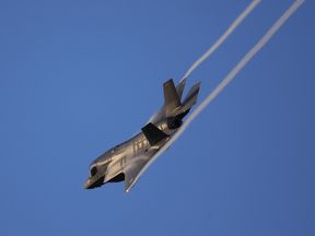 One of the first four jets arrive in the UK