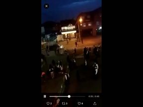A 15 year old boy has been stabbed to death in Romford. Pic: @999London