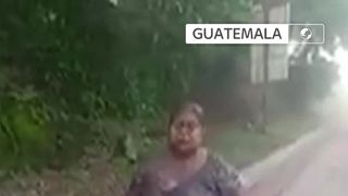 A Guatemalan woman who escaped from the volcano eruption says she thinks her family have been buried by the disaster