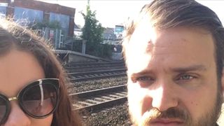 Northern Rail customers Ben and Hayley filmed their commute to Manchester Piccadilly 