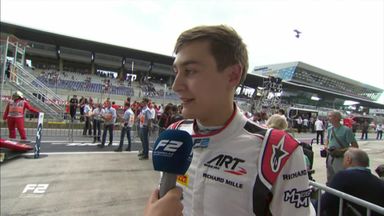 F2 Race 1: Top 3 interviews