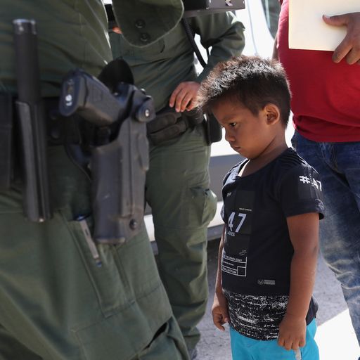 Donald Trump's migrant border row explained
