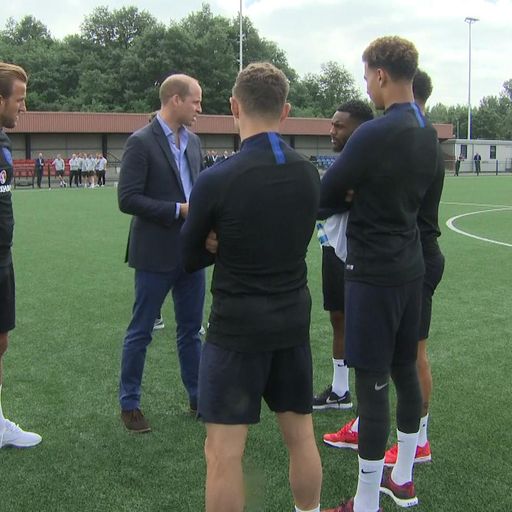 Prince William praises Danny Rose for talking about depression