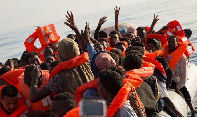 Survivors fear more than 100 migrants may be dead after dinghy capsizes off Libya Survivors fear more than 100 migrants may be dead after dinghy capsizes off Libya