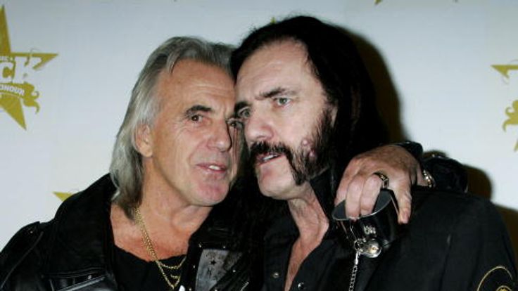 Stringfellow with the Motorhead frontman Lemmy
