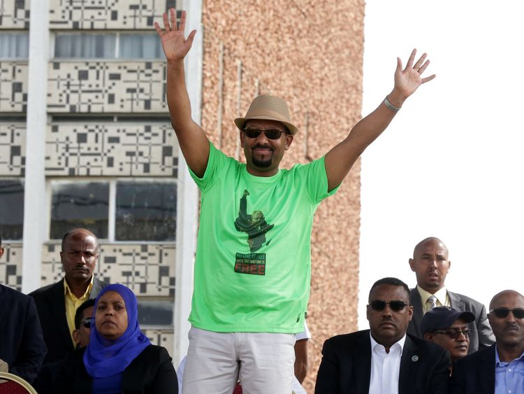 Ethiopian Prime Minister Abiy Ahmed